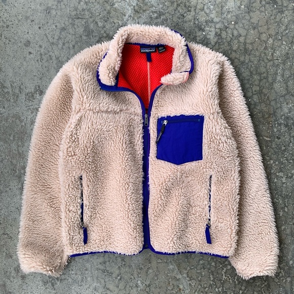 🐑Fall 2000 Patagonia Retro Pile Cardigan (Sz M) - Picture 3 of 11